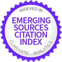 Indexed in Clarivate Analytics' Emerging Sources Citation Index ESCI