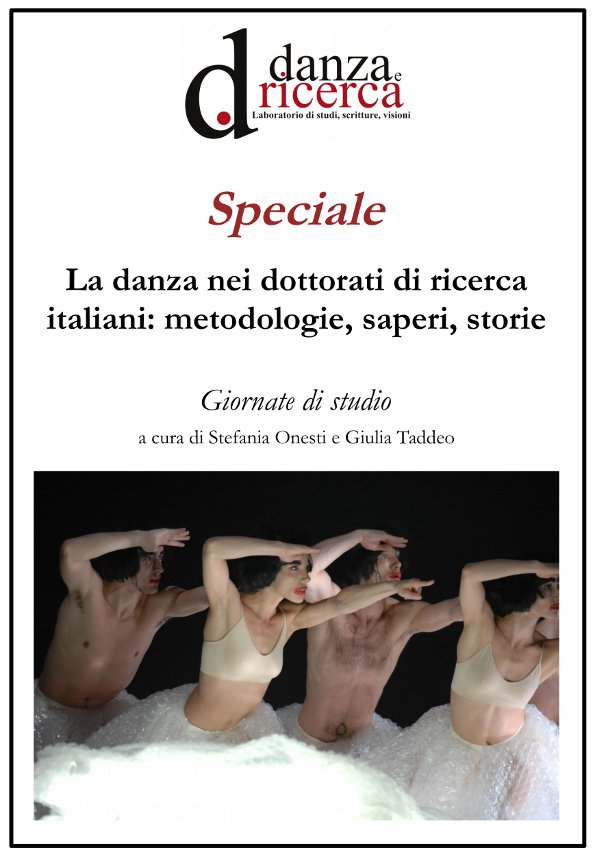 Cover - Speciale "Danza e ricerca", numero 6